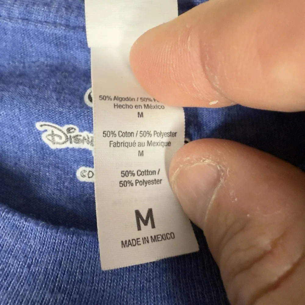 Disney Pixar Up Dug The Dog Men's Blue T-shirt Size Medium